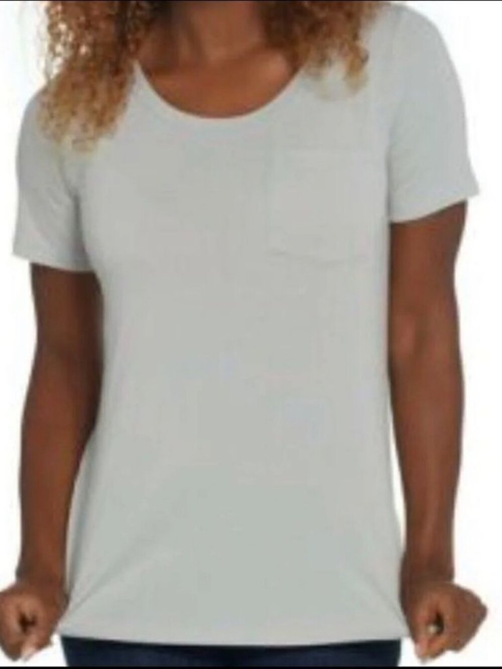 Elizabeth& Clarke Stain-Repellent Scoop-Neck T-Shirt